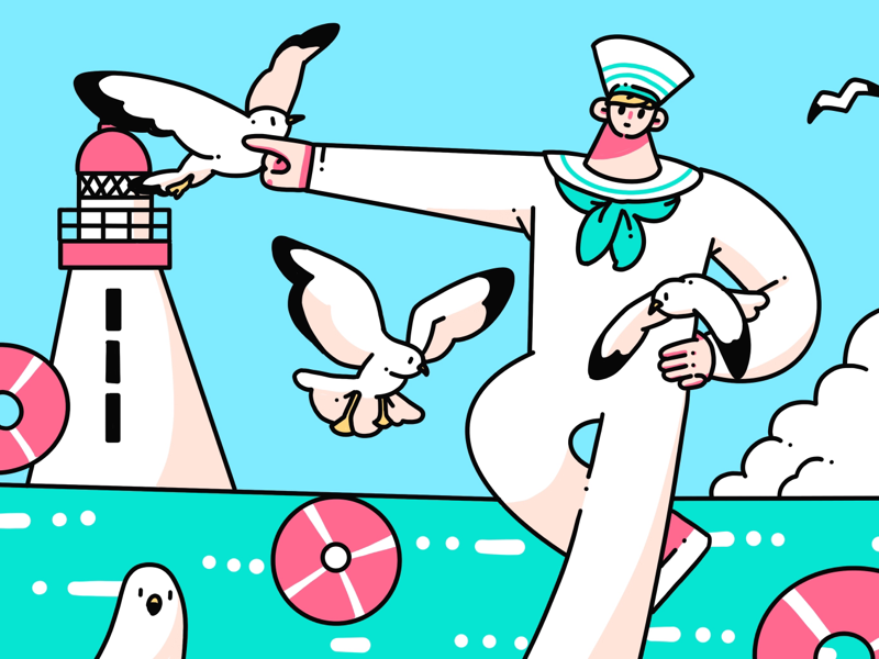 Sailor By Taka On Dribbble