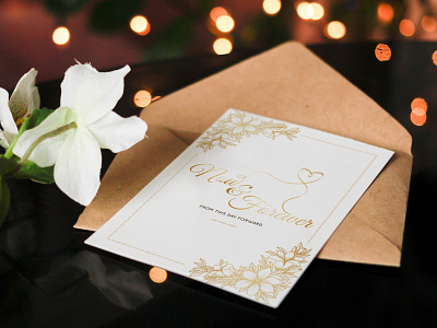Greeting card for wedding day carddesign congrats congratulations design greetingcard printdesign typography