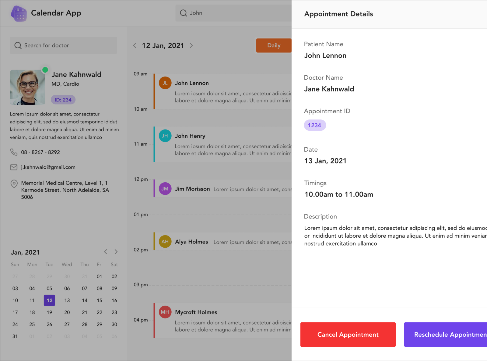 Calendar App by Navi on Dribbble Calendar App by Navi on Dribbble
