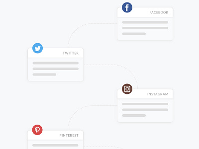 Small illustration for social connectivity design ui