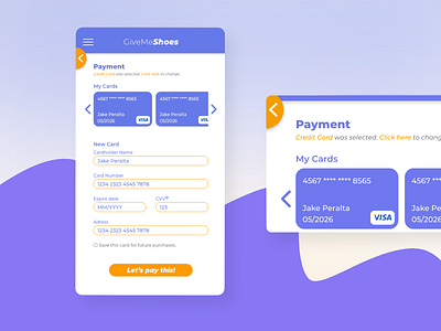 Daily UI :: 002 Credit Card Checkout