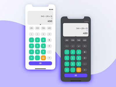 Daily UI :: 004 Calculator by Alana Pamplona on Dribbble