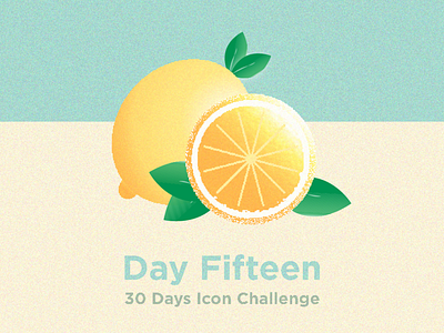 Lemon - Icon challenge icon illustration