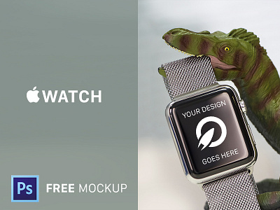 Dinosaur Apple Watch Mockup