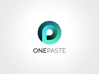 Onepaste Logo 12rockets abstract logo logotype mark one onepaste symbol