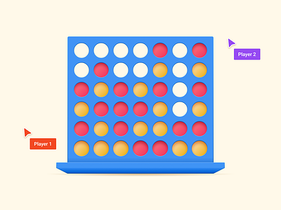 Multiplayer Connect Four in Figma