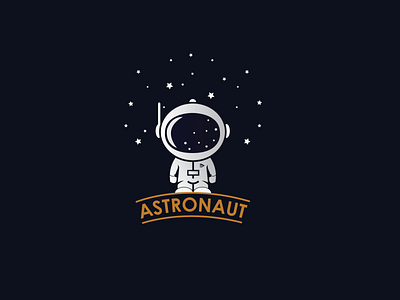 Astronaut illustration astronaut logo logodesign logos