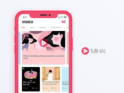 Video App app video woman