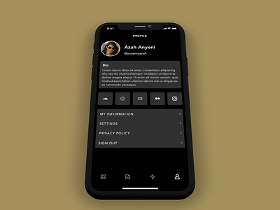 Artist Connect concept app android ios mobile app react native ui ux