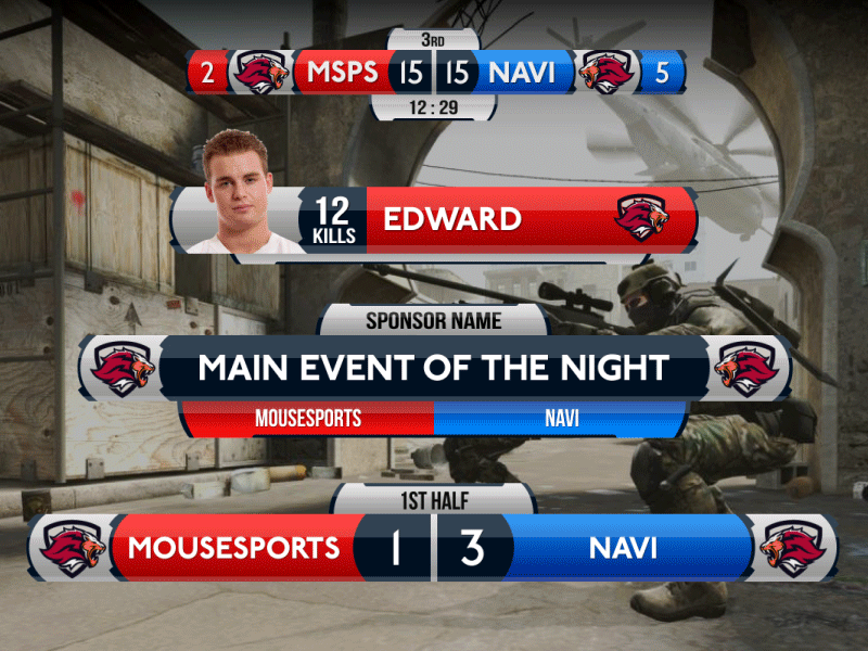 Cs Go Lower Thirds By Dmitriy Zhadlun On Dribbble