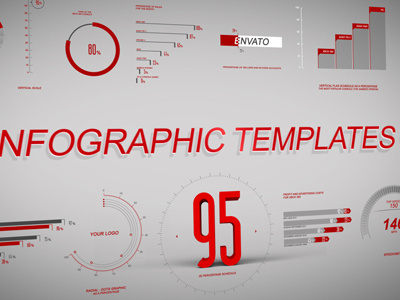 Infographics Templates 3 chart graphic infographics motion news portfolio sport statistics