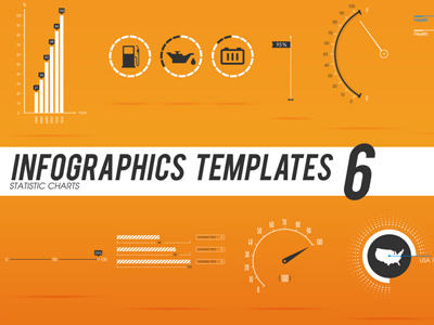 Infographics Templates 6 animation id infographic motion news promo sport statistic