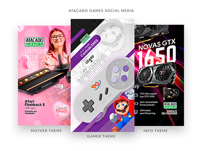 Atacado Games Social Media Themes atacado games gamer geek mother products social media