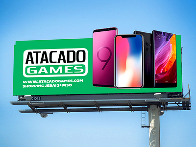 Atacado Games Outdoor billboard green greenery outdoor verde