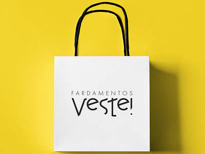 Veste Sacola bag branding clothes identidadevisual idvisual logo