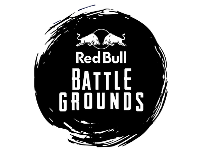 Red Bull Battle Grounds graphic design illustration logo