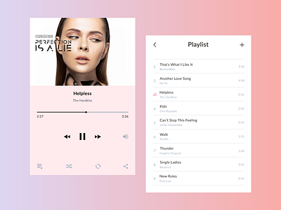 Daily UI #009 Music Player