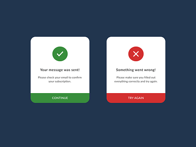 Daily UI #011 Flash Message