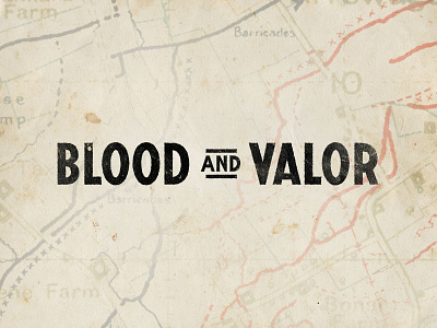 Blood And Valor Logo logo tabletop games world war 1