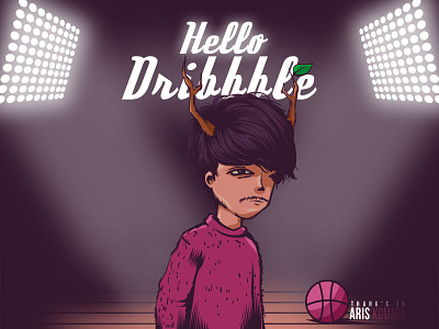 Hello Dribbble! art caricature cartoon debut illustration shots vector