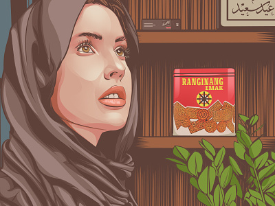 Amanda Cherny (Eid Mubarok) art artwork caricature cartoon eid mubarok fan art girls illustration islam moslem vector