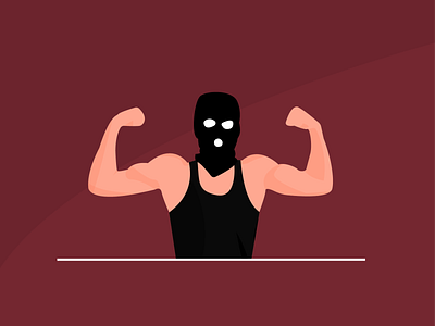 Muscle animation app art brand branding character clean design flat icon illustration illustrator ios logo minimal mobile typography vector web website