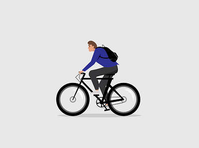 BIke animation branding design icon illustration illustrator typography vector web website