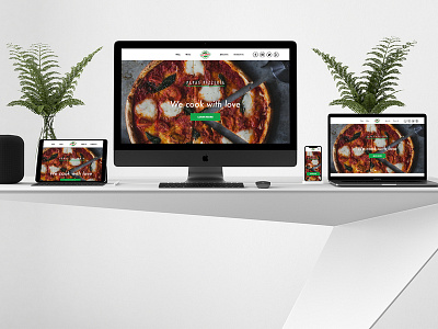 Papa's Pizzeria Web Designs design ui web