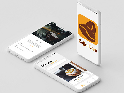 Coffee App Designs app design logo ui ux vector