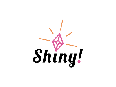 Shiny! art design diamond logo shiny vector