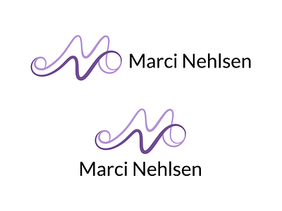 Logo Design - Personal Logo brand design identity logo marcel nehlsen marci nehlsen vector