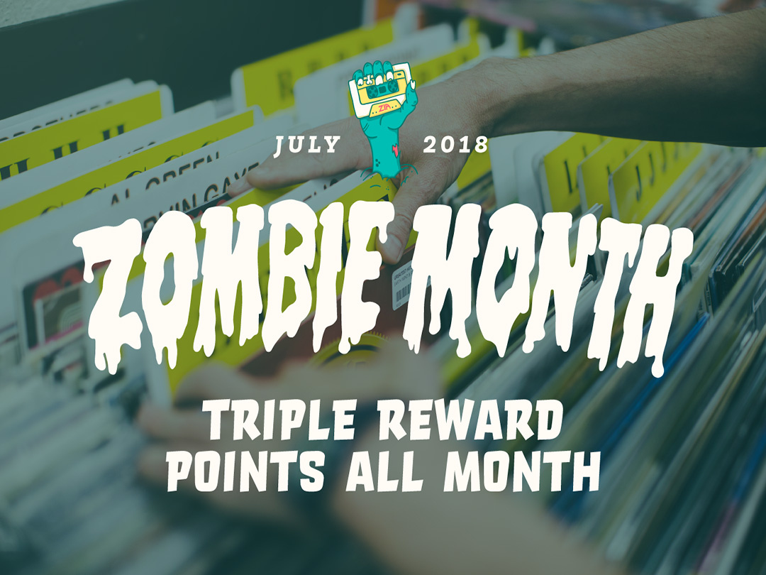 Zia Records • Zombie Month Campaign by Shelby Rinke on Dribbble