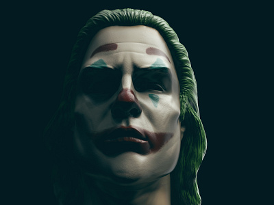 The Joker 3d 3d art batman character design dribbble joker keyshot modeling render shot the joker zbrush