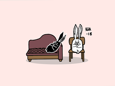 Therapy rabbits black and white bunnies bunny cute doodle rabbit rabbits therapy