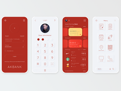 AKBANK Redesign app bank bank app design ui ux ux ui