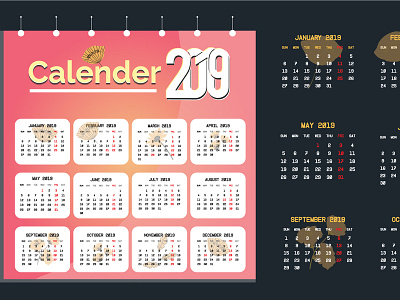 Calendar 2019 2019 bangla calender illustrator