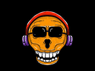 Skull and headset