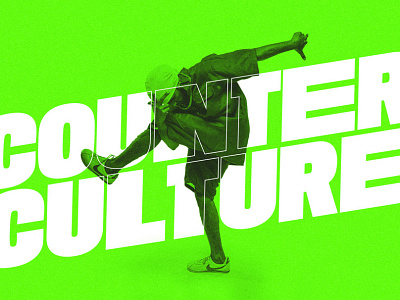 Counter Culture series poster color counter culture design graphic design green india mistermac neon photo poster typography