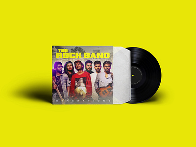 Record Cover Design album art cd packaging chennai design design art graphic design india indian music music art packaging record record cover record label rock the rock band vinyl yellow