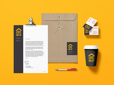 LifeHouse Brand Identity balance bangalore black brand branding color design graphicdesign india lifehouse mistermac mrmac orange