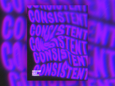 Consistency album art balance chennai coimbatore color design design art graphic design india layout mistermac mrmac poster psychedelic typography