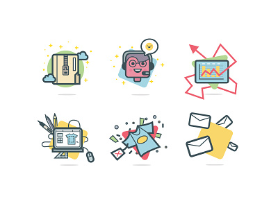 Feature Icons icon icons illustration illustrations