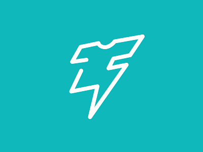TeeFury Logo Redesign Concept brand branding icon illustration lightning logo shirt shirt logo symbol teefury thunder thunderbolt