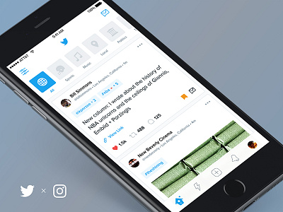 Twitter x Instagram instagram instagram redesign ios twitter twitter redesign twitter x instagram