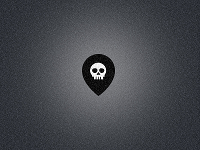 Skull + Location Pin location pin pin skull skull pin