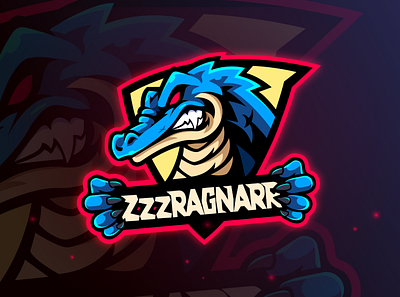 Mascot logo animal customfont design esport gaming gaminglogo illustrator logo mascot photoshop