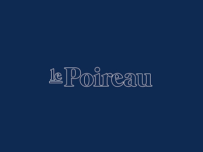 Le Poireau - Branding