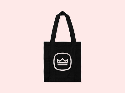 Logo Mockup - Black Tote Bag