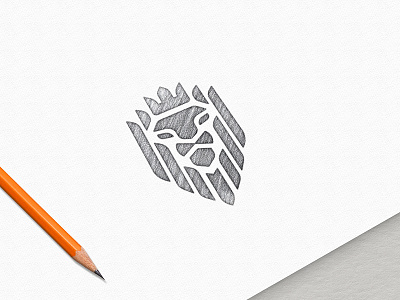 Buy : Sketch Effect Logo Mockup buy free graphic lion logo logodesign mockup photoshop psd sketch template templates