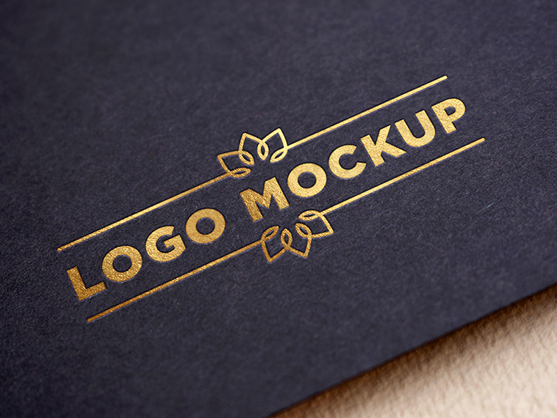 Buy : Gold Effect Logo Mockup by Creativeadi on Dribbble